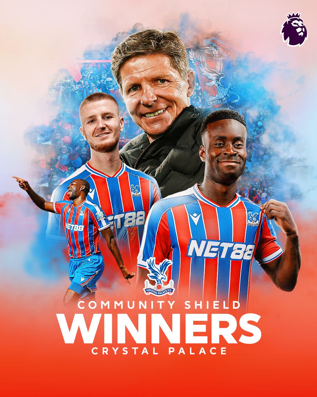 Crystal Palace stunned Liverpool to win the Community Shield