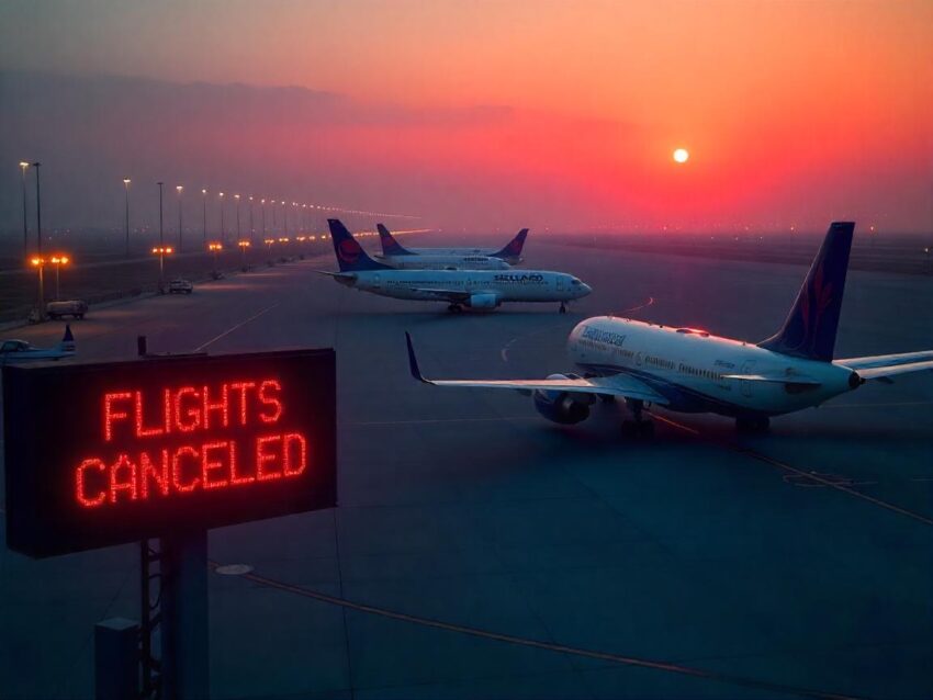 Qatar, UAE, Saudi Arabia, and other Gulf nations have shut down airspace amid rising tensions, causing massive flight cancellations and travel chaos. Latest updates here.
