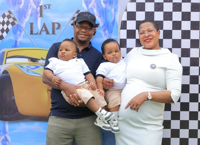 UGANDA SPEAKER OF PARLIAMENT CELEBRATES THE FIRST BIRTHDAY OF HER TWINS